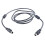 Black Shielded /2 Cable Shielded 6Pin Male  12V 9