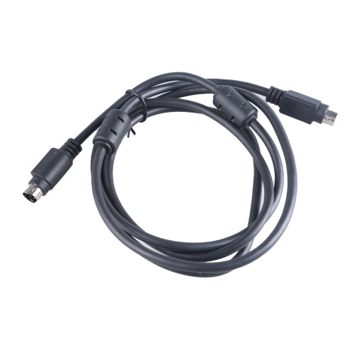 Black Shielded /2 Cable Shielded 6Pin Male  12V