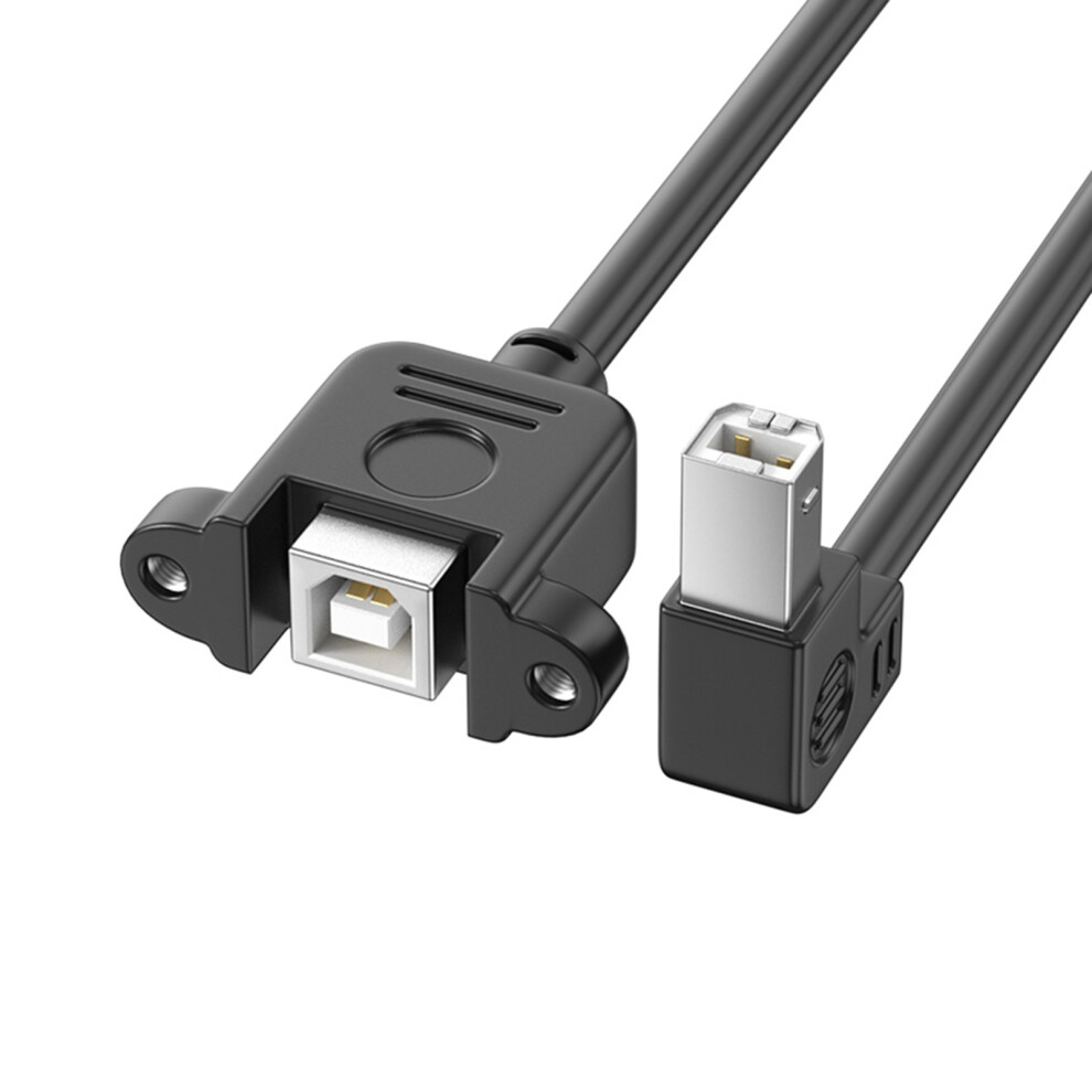 Usb 2.0 Printer Cable Typeb Male To 1M Bend Down 7730001238418