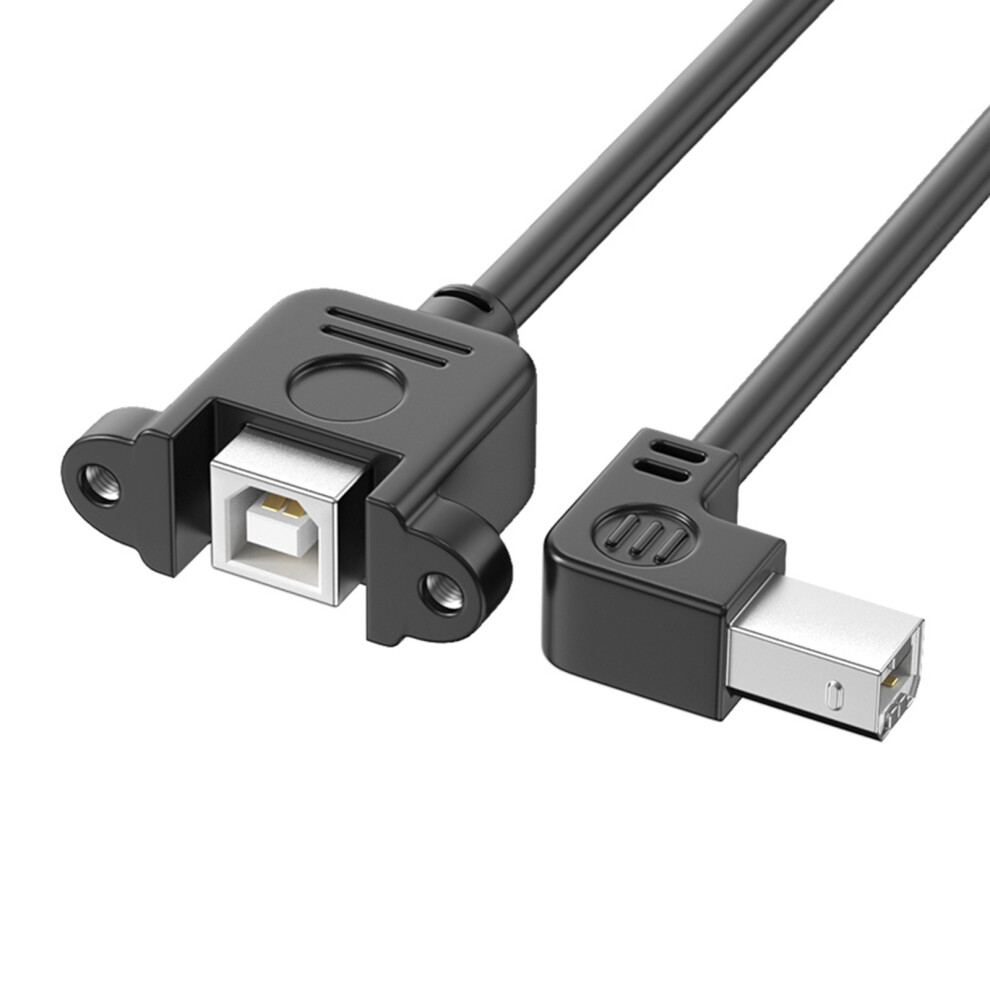 Usb 2.0 Printer Cable Typeb Male To 0.5M Bend Down 7730001238340