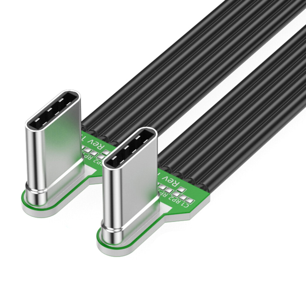 Flexible Flat Silicone USB C to USB  1m  left right Straight-image-OPC-PHZKFTC-NEW