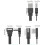 USB 2.0 Male to Male Data Cable  10cm right 5