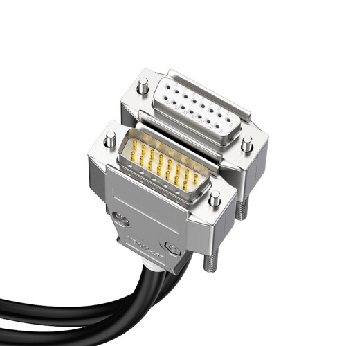 DB15 Male Female Data Cable Connectors Wire 1