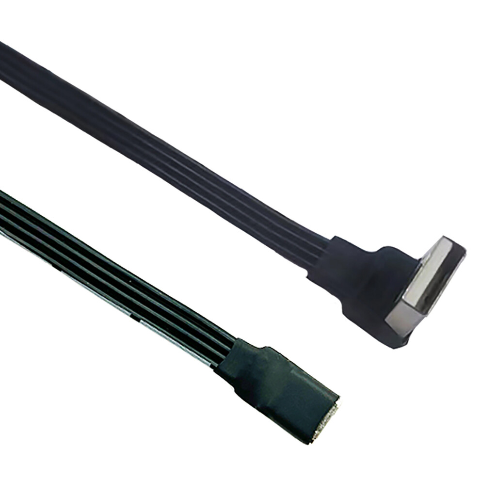 Usb Male To Type C Female Adapter 0.2M Usb Side Up Bend 7709992225363