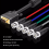 VGA To 5 BNC RGBHV Cable Bidirectional  15m 4