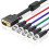 VGA To 5 BNC RGBHV Cable Bidirectional  5m 6
