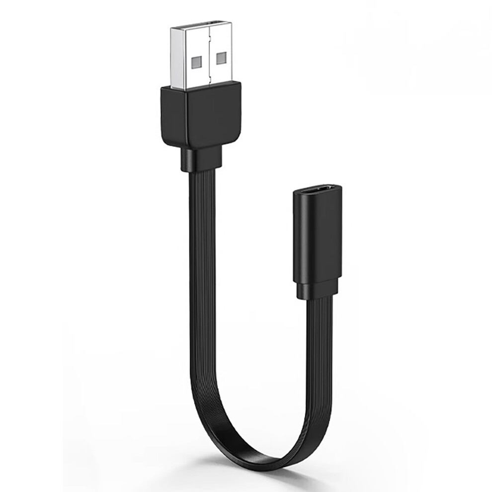 Usb 2.0 To Type C Female Flat 0.2M Bend Down 7709992226117