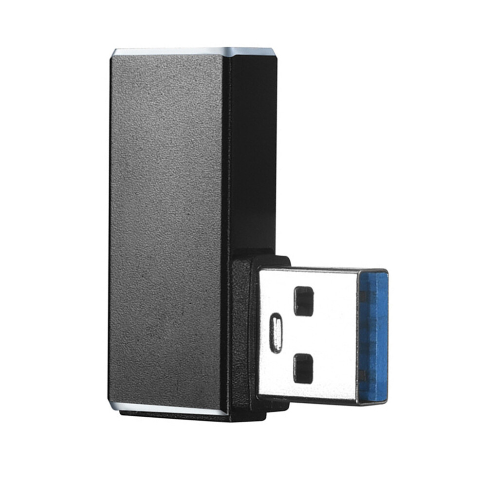 Usb3.0 Male To Female Adapter Right Angled Bend Right With Light 7709992226872