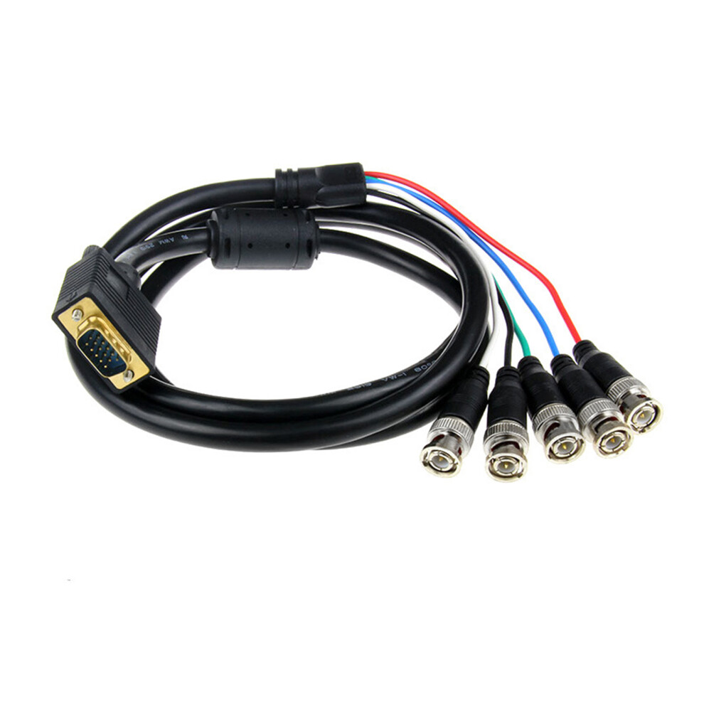 Vga To 5 Bnc Rgbhv Cable Bidirectional 30M 7709992225646