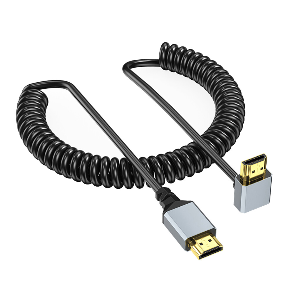 50-200Cm Adjustable Hdtv Port 4K Coiled Cable Bend Down 7730001243962