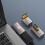 8K DisplayPort 1.4 Adapter 90 Degree Gold  Side bend left 9