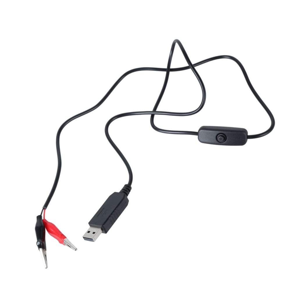 Usb To 9V Alligators Clips Cable Voltages 7730001246376
