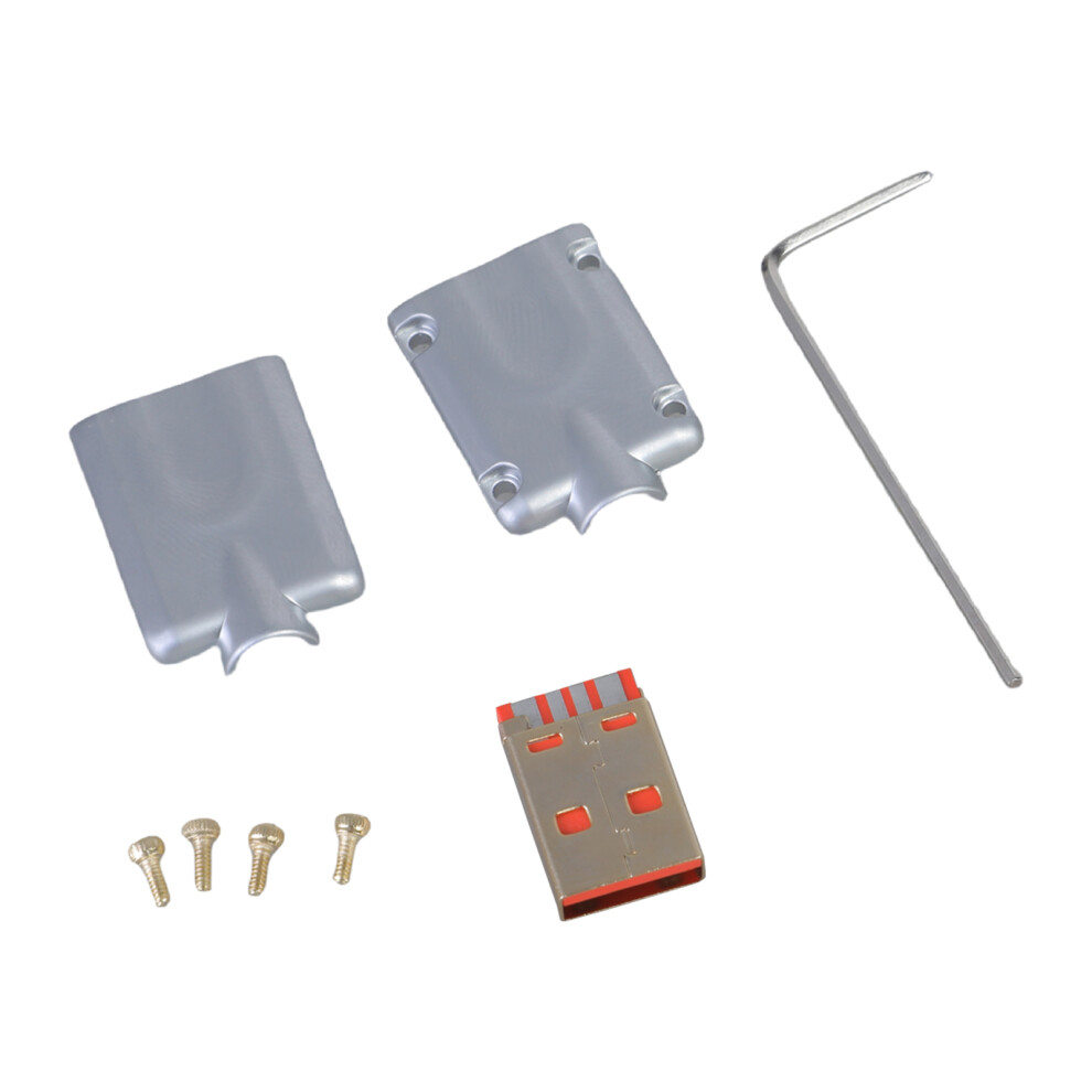Usb 2.0 4 Pin Male Port Connector Black 7730001248523