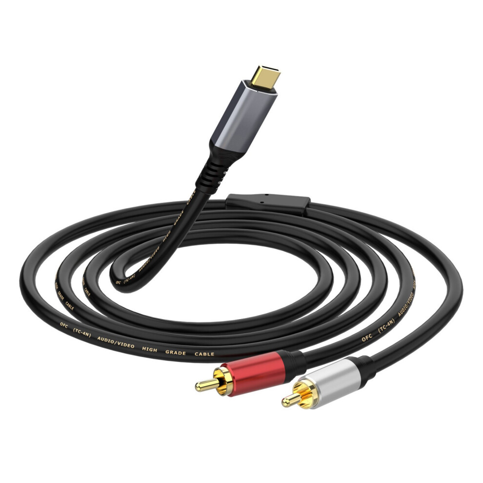 Usb C To 2Rca Sound Cable, Type 7730001248639