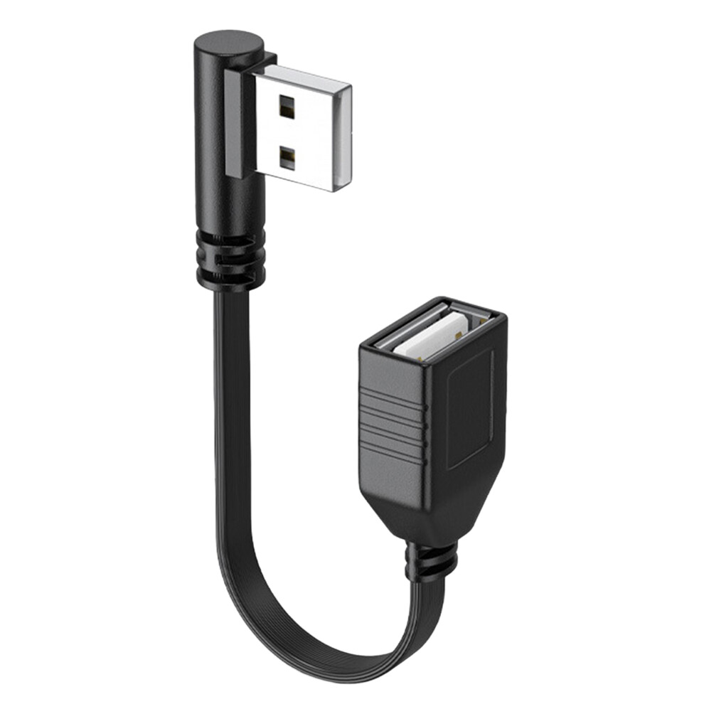 Right Angled Usb 2.0 Extension Cable Male Left Bend 7730001249827
