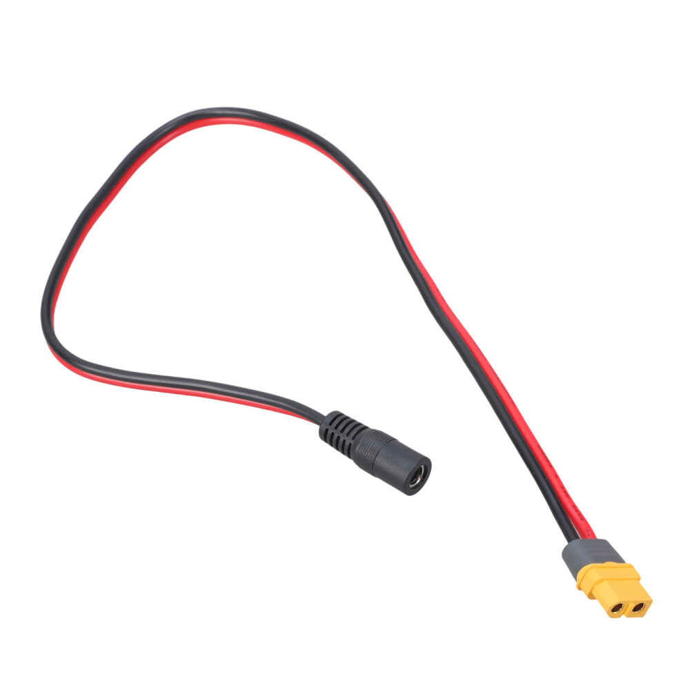 Xt60 Female To 5.5X2.1mm/5.5X2.5mm Adapter Cable For 5.5X2.5mm 7730001249674