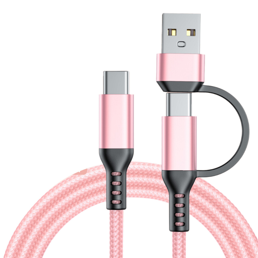 Nylon Braided Usb C Data Cord Fast Gold 7730021277602