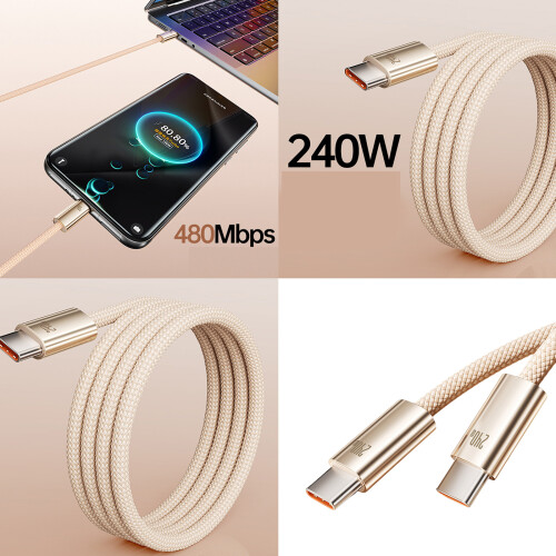 240W Super Fast Charging Type C Cable 1