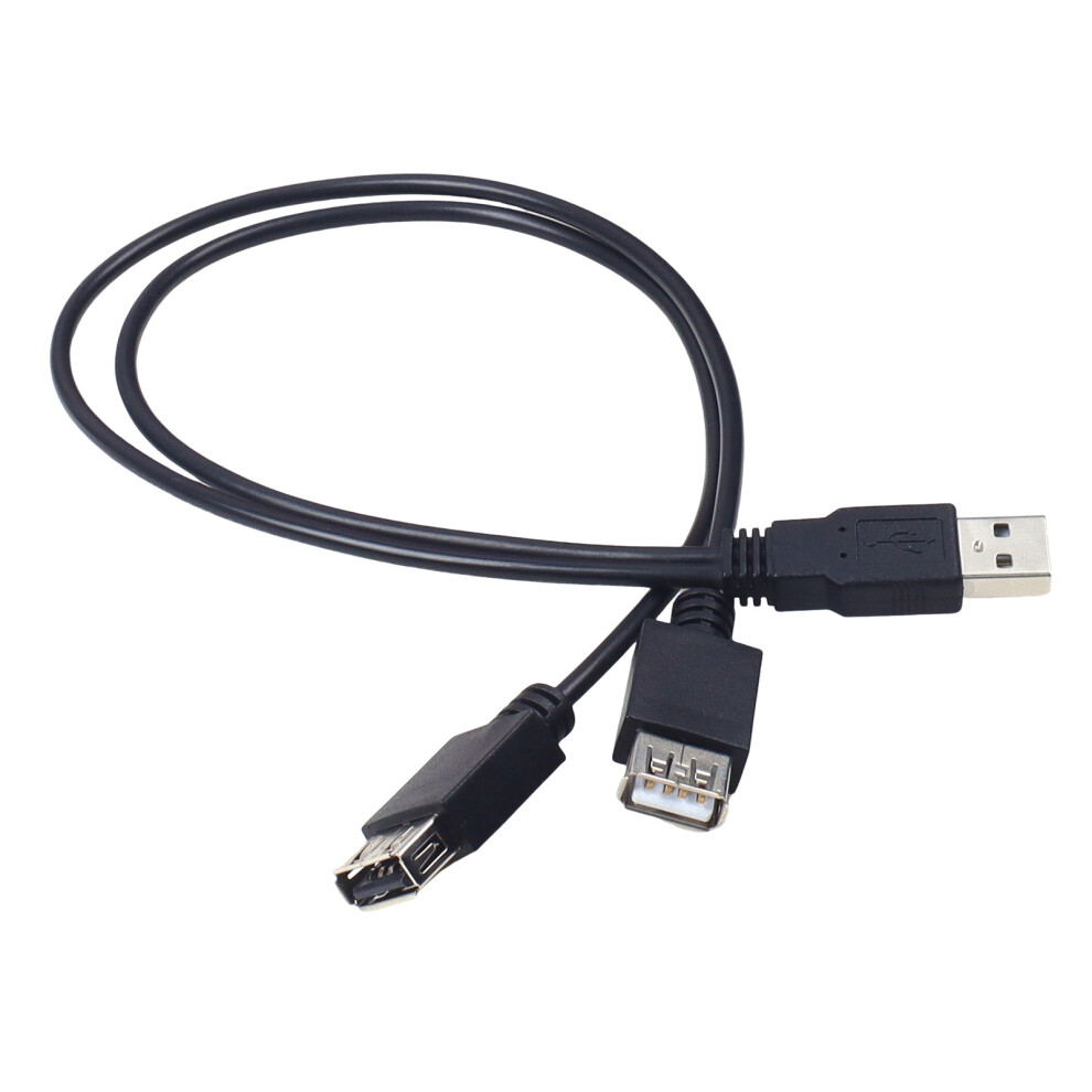 Usb2.0 Y Splitter Cable Double Port Adapter 7730021277756