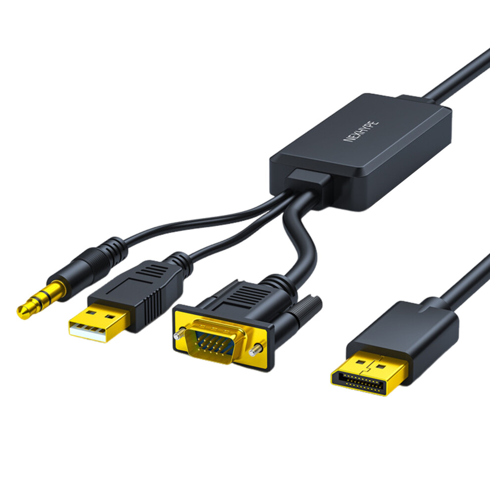 Vga To Displayport Adapter Cable Sound Transmission 7730021278319