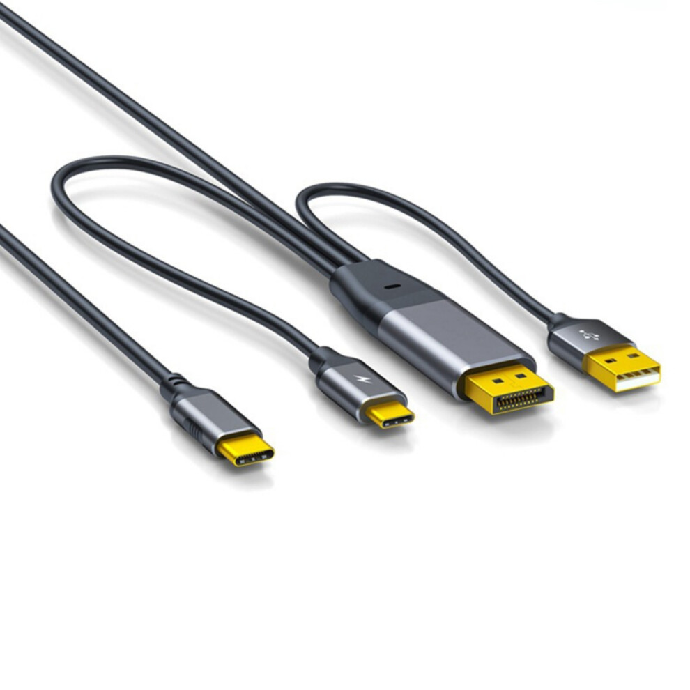 Displayport To Usb C Adapters Cable 4K@60Hz 2M Elbow 7730021278364