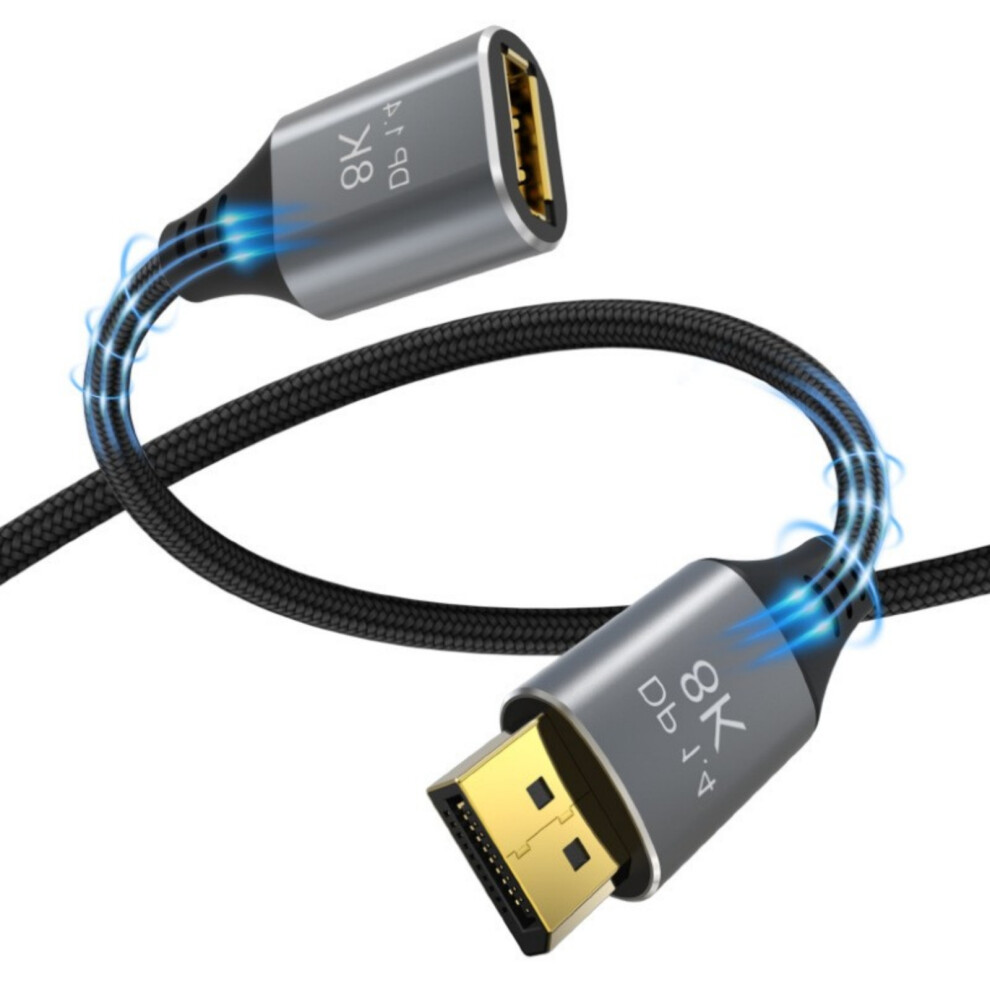 Displayport 1.4 Extension Cable Male To Female 7730021277350