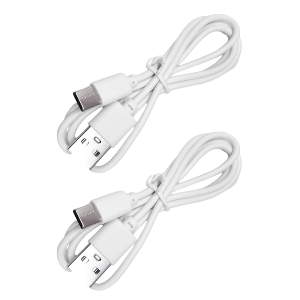 2Pcs 100Cm Usb To Type C Fast Black 7730021279095