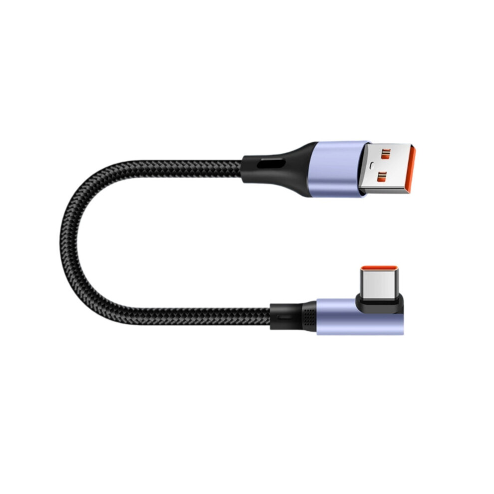 Compact Usb To Type C Fast Charging 15Cm Bend Usb Bend Typec 7730021279286