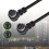 4Pin S Video Cable Gold Plated Plugs  1.8m double bend 5