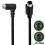 4Pin S Video Cable Gold Plated Plugs  1.8m double bend 7