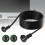 4Pin S Video Cable Gold Plated Plugs   straight to bend 2
