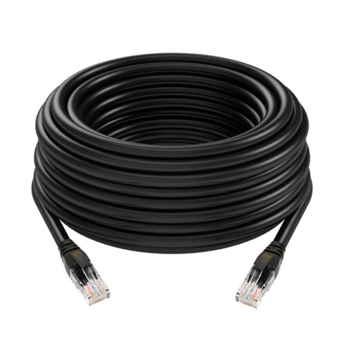 Cat6 1000Mbps Ethernet Cable Highly Speed Internet  Black 5m