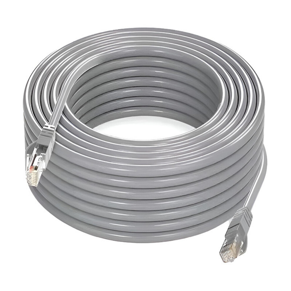 Cat6 1000Mbps Ethernet Cable Highly Speed Internet 15M Gray