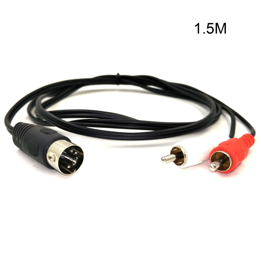 5 Pin Din Plugs Male To 2Rca 7730021281760