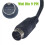 S Video Cable DIN 9Pin Male to   single bend 6