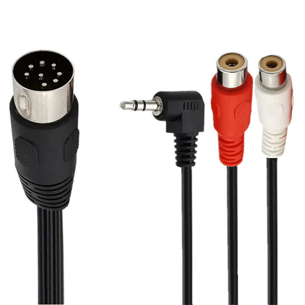 Large 8Pin Din To 2Rca Female And 7709992227589