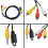 S-Video 4Pin with 3.5mm to 3RCA Composite 2