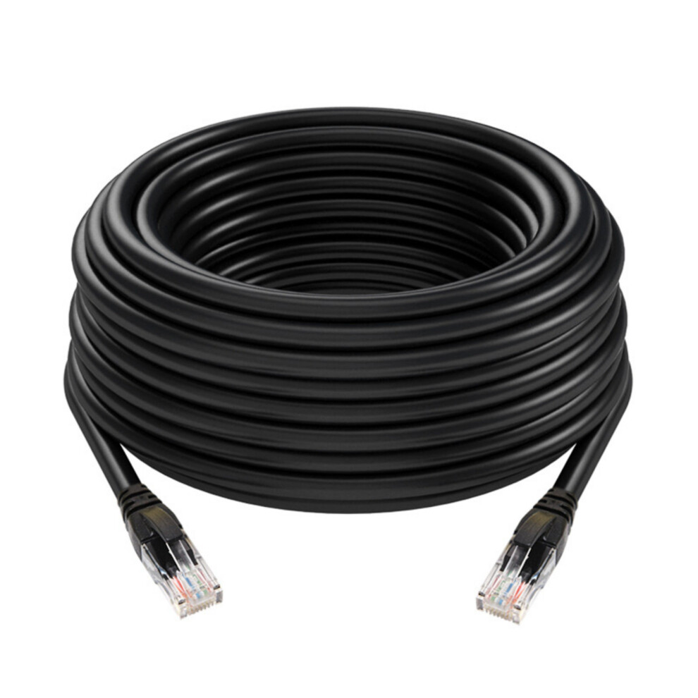 Cat6 1000Mbps Ethernet Cable Highly Speed Internet 30M Black 7730021281258
