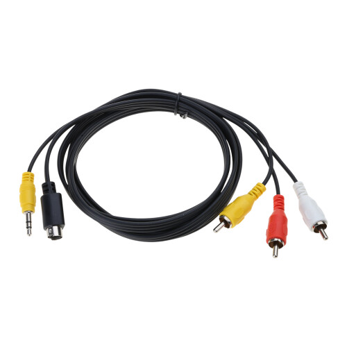 S-Video 4Pin with 3.5mm to 3RCA Composite 2