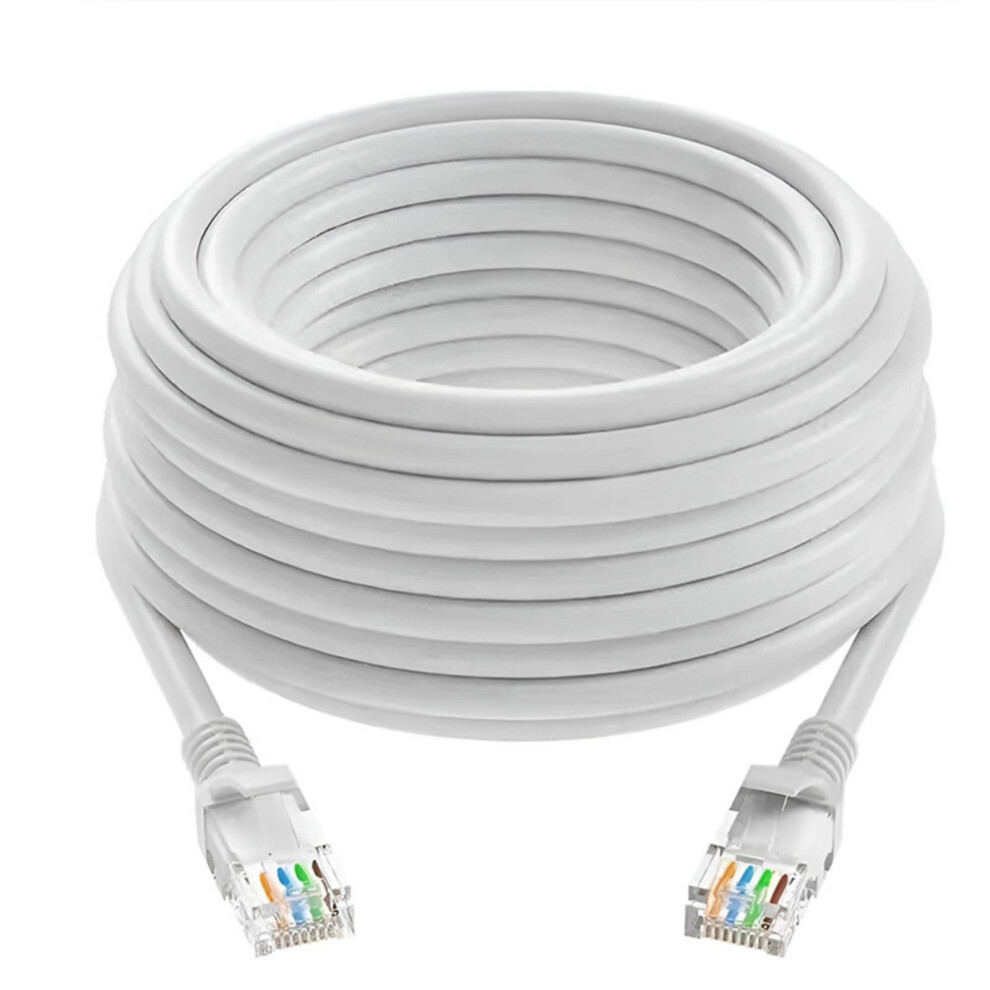 Cat6 1000Mbps Ethernet Cable Highly Speed Internet 30M White 7730021281159