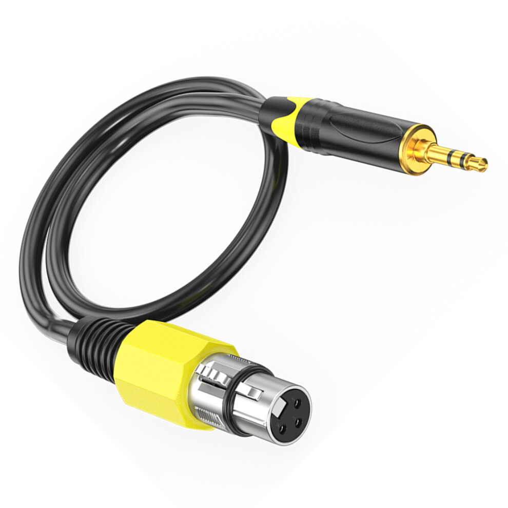 3.5Mm To 3Pin Female Auditory Cable With Green 7709992228692