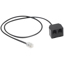 RJ9 Adapter Splitter Cord 2 Female To