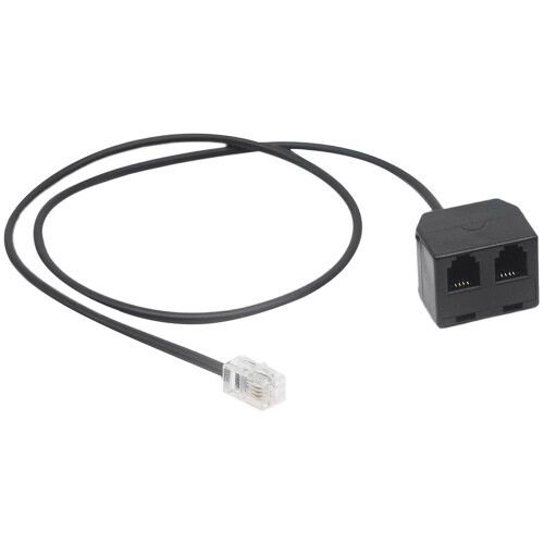 RJ9 Adapter Splitter Cord 2 Female To