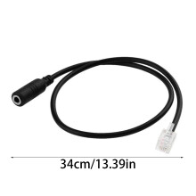 RJ9 4P4C Male to 3.5mm Female Adapter  female to 2 male