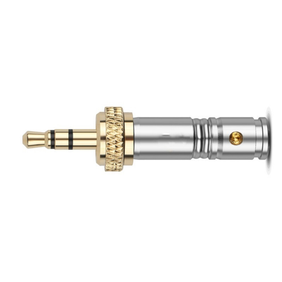 Small 3.5Mm Stereo Locking Auditory Plug Gold/Black 7709992232750