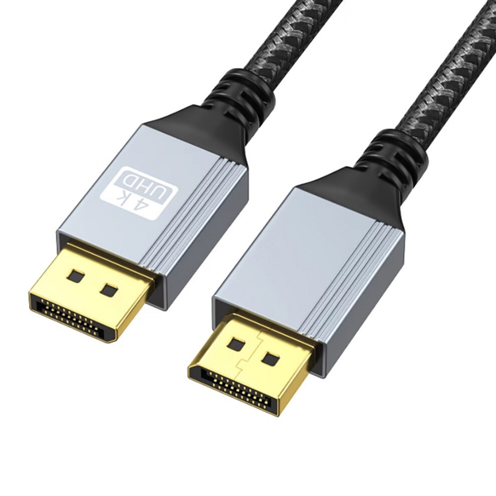 4K60hz Displayport Video Cable Fast Speed Transmission 2M Silver 7709992231555