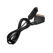 1.80m Male to Male SCART to HDTV Black