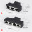3 Way/4Way RJ11 6P6C Telephone Splitters Adapter  to four 3