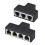 3 Way/4Way RJ11 6P6C Telephone Splitters Adapter 5