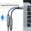 USB C Splitter 1 in 2 Out 6